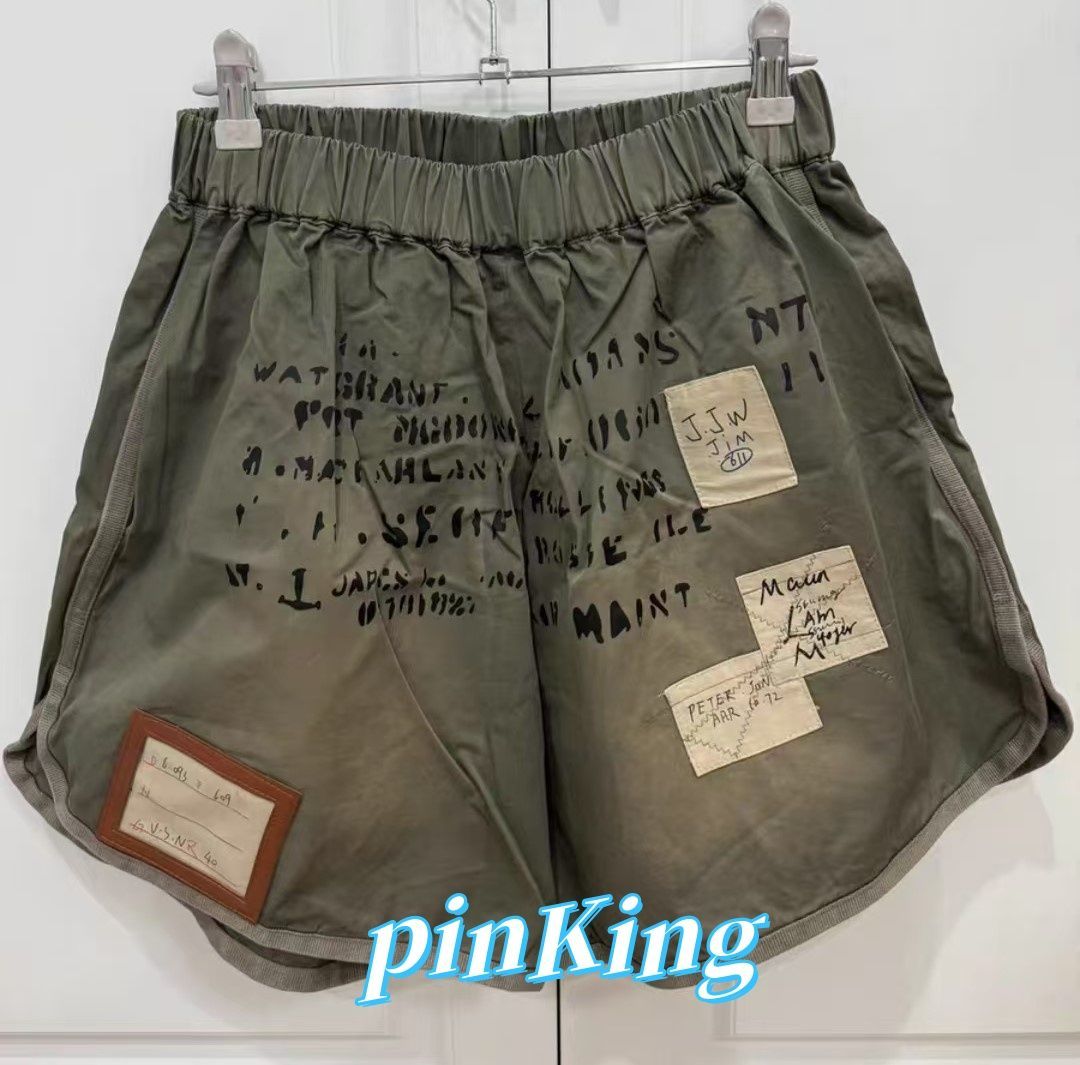 Kapital Graffiti Military Shorts ハーフパンツL Kapital Graffiti Military Shorts ハーフパンツL KAPITAL