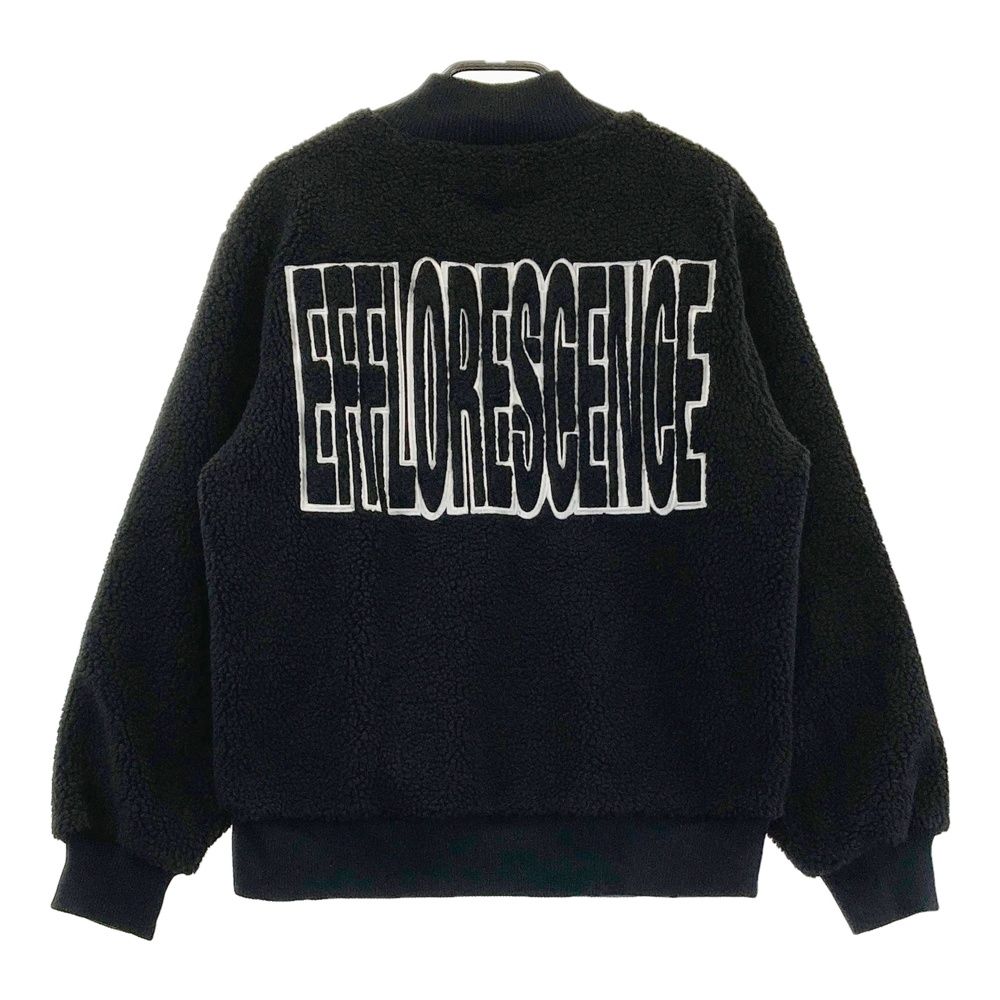 サイズ S EFFLORESCENCE エフロレッセンス ハイネック フリース プルオーバー ブラック系 240101448584 ゴルフウェア メンズ ストスト