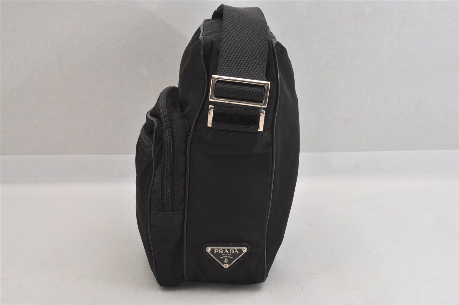 PRADA プラダ ヴィンテージ ナイロン レザー ショルダークロス