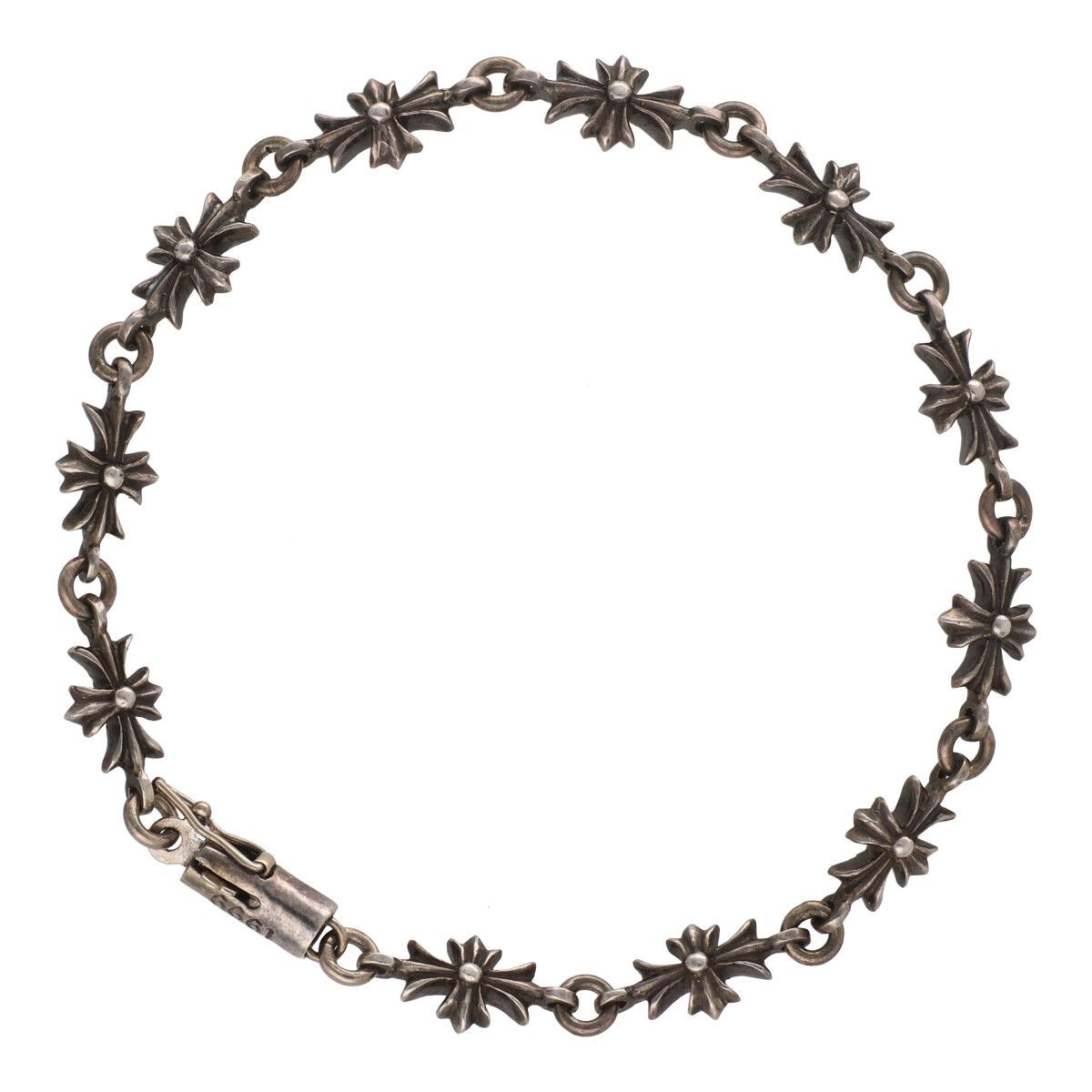 中古】 CHROME HEARTS クロムハーツ タイニーE CHプラス ブレスレット 11リンク SV925 シルバー 11LINK アクセサリー  24026964 RS - メルカリ