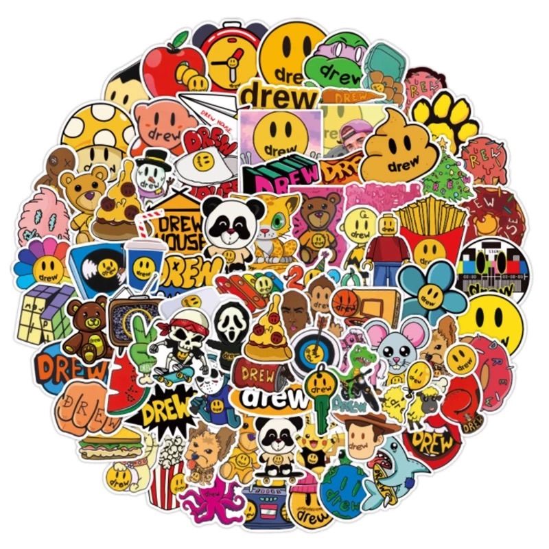 Drew Sticker Sheet ３種類 ドリューハウス ステッカー シール drew house - Drew Sticker Sheet 3種類 ドリューハウス ステッカー