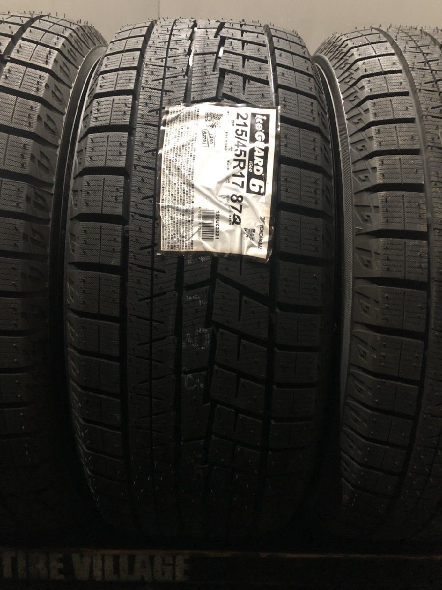 新品 YOKOHAMA ice GUARD iG60 215/45R17 17インチ スタッドレス 4本 21年製 カローラツーリング プリウス  レクサスCT BRZ 86等 (VTF879) - メルカリ