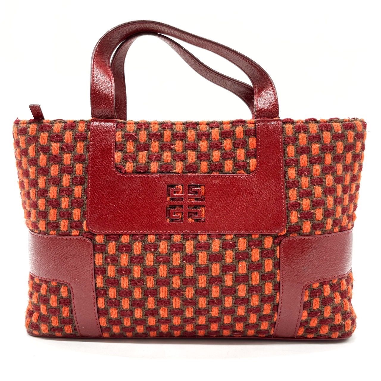 ✨良品✨ GIVENCHY ジバンシー トートバッグ ハンドバッグ 4Gロゴ ロゴ 