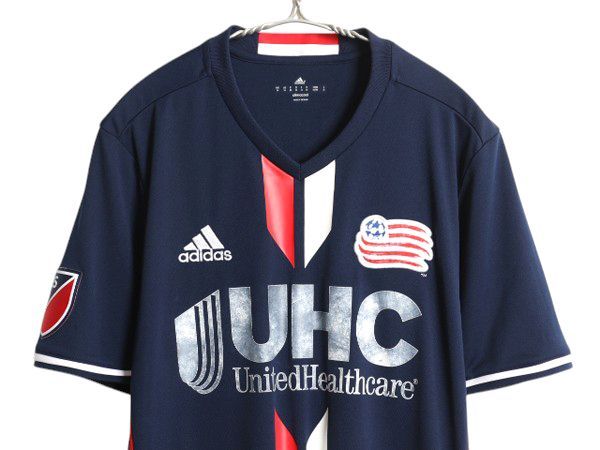 アディダス ニューイングランド レボリューション サッカー ユニフォーム メンズ M / 正規品 MLS 2016 モデル オフィシャル 当時物 Tシャツ お得なクーポン配布中!】 アディダス ニューイングランド