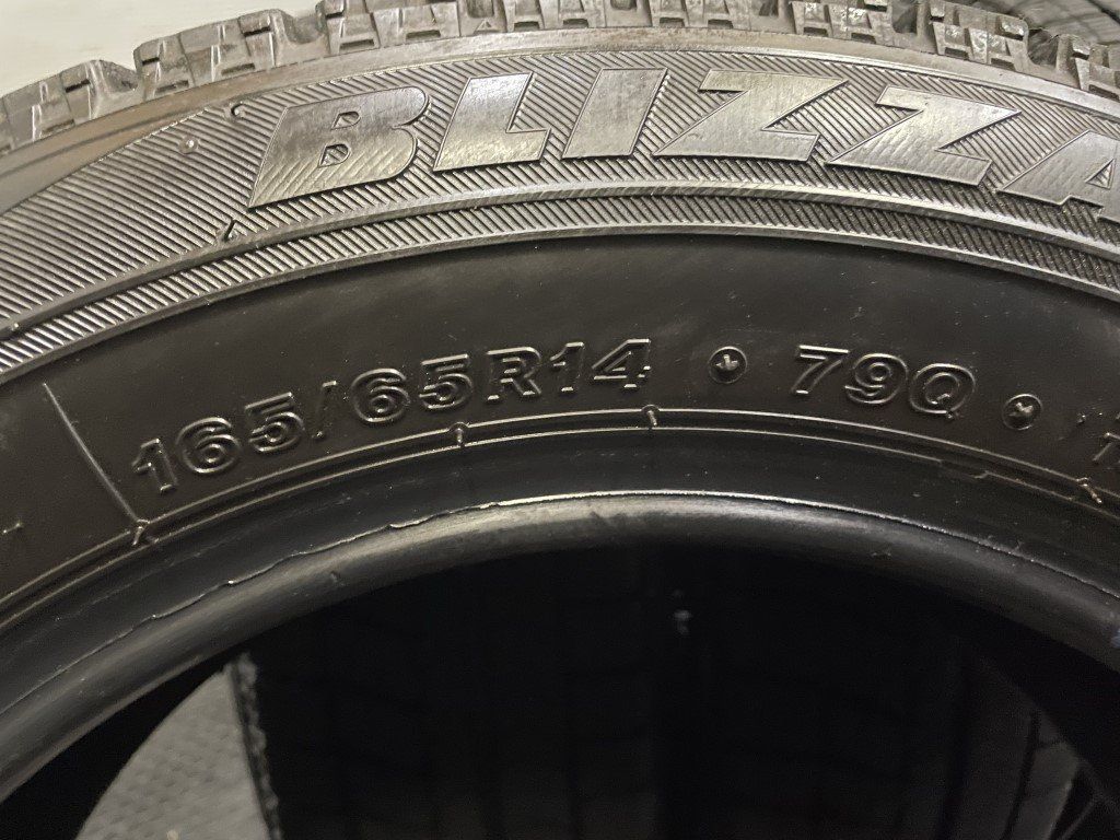 BS BLIZZAK VRX 165/65R14 14インチ スタッドレス 4本 バリ溝 トール