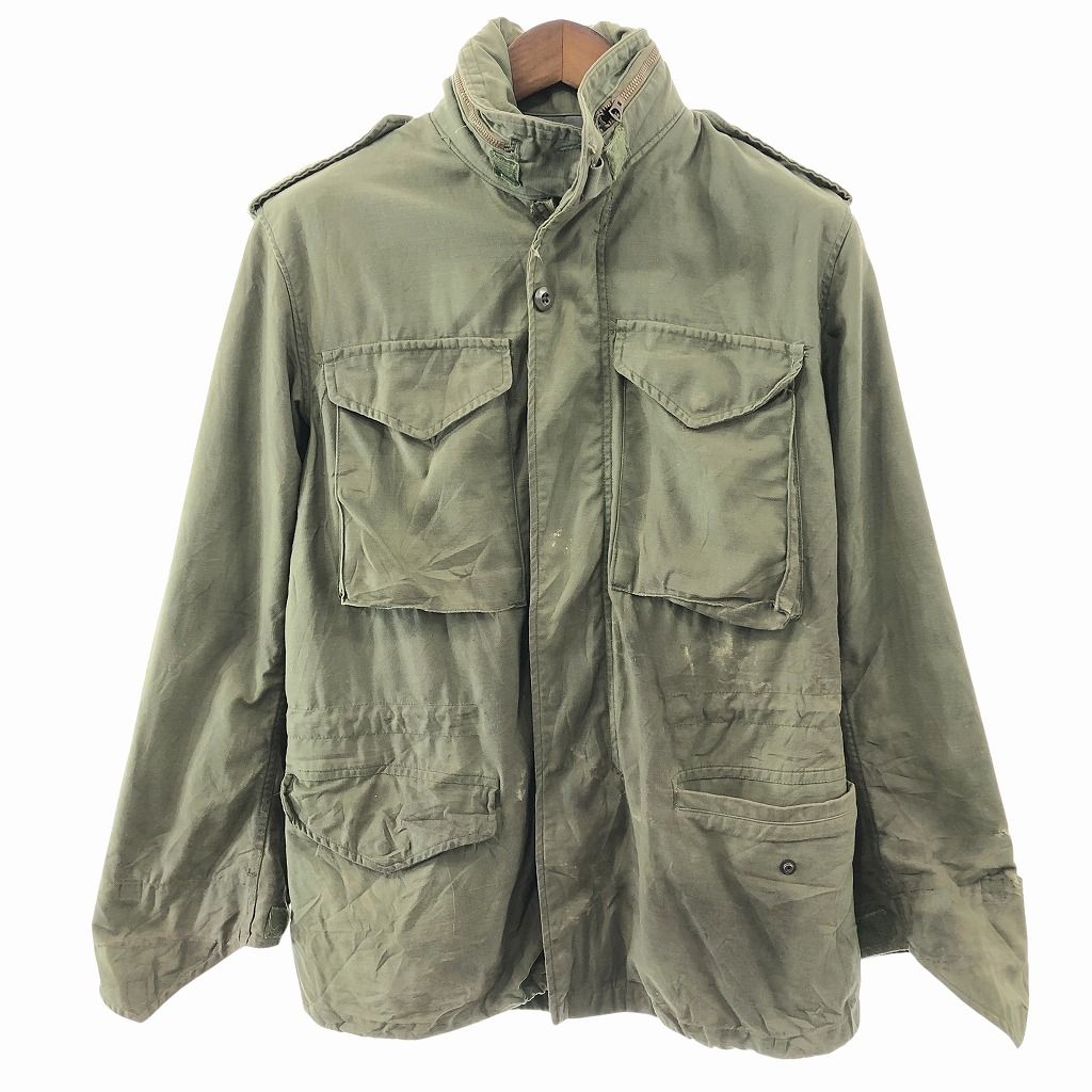 70年代 米軍実物 U.S.ARMY M-65 フィールドジャケット 3rd グレー 