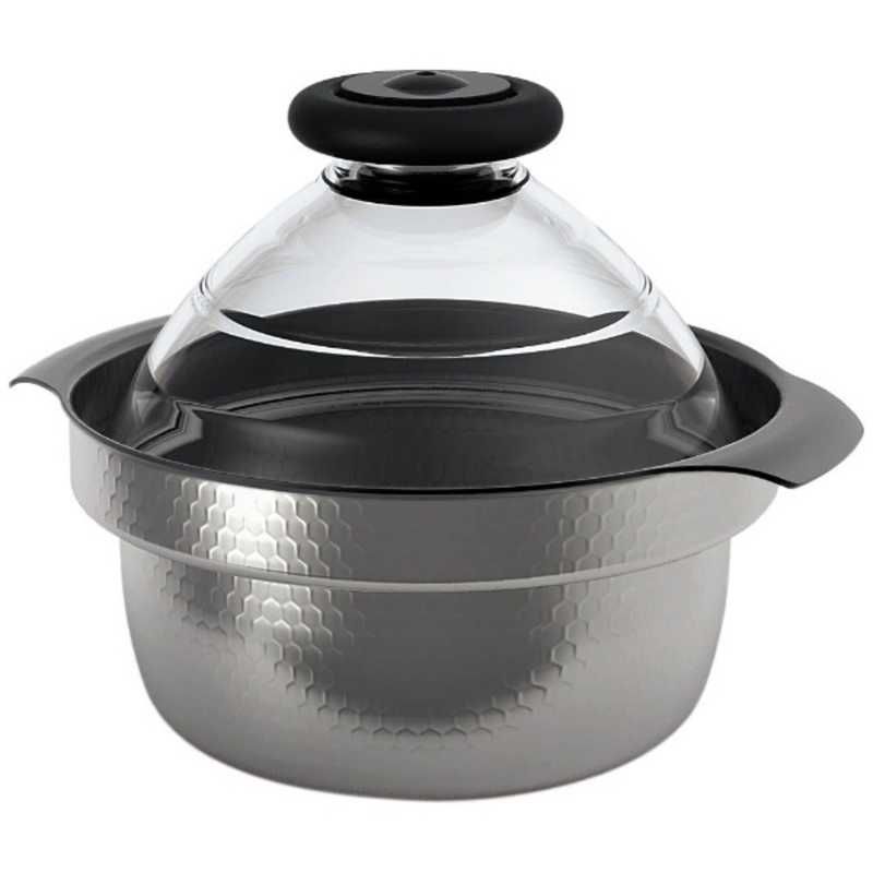 未開梱 ハリオ フタがガラスのＩＨ対応ご飯釜 雪平 ＧＩＳ－２００ １合～３合用 GIS-200 1合 3合用