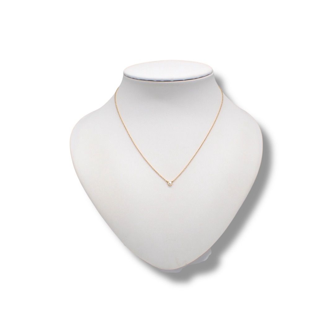 ティファニー 3.8mm ダイヤ バイザヤード 750 ネックレス 4348 - メルカリ