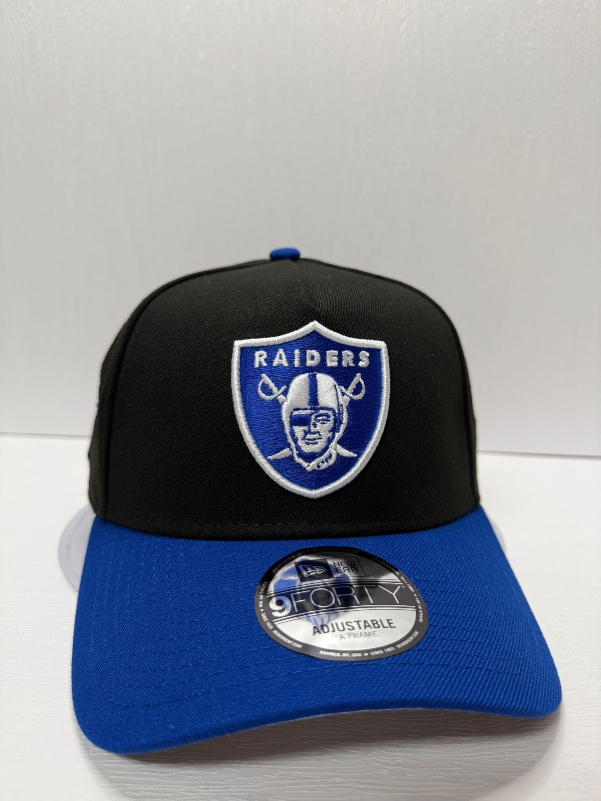 Newera オークランドレイダース 75thアニバーサリー 9forty A-FRAME スナップバックキャップ ツートンカラー