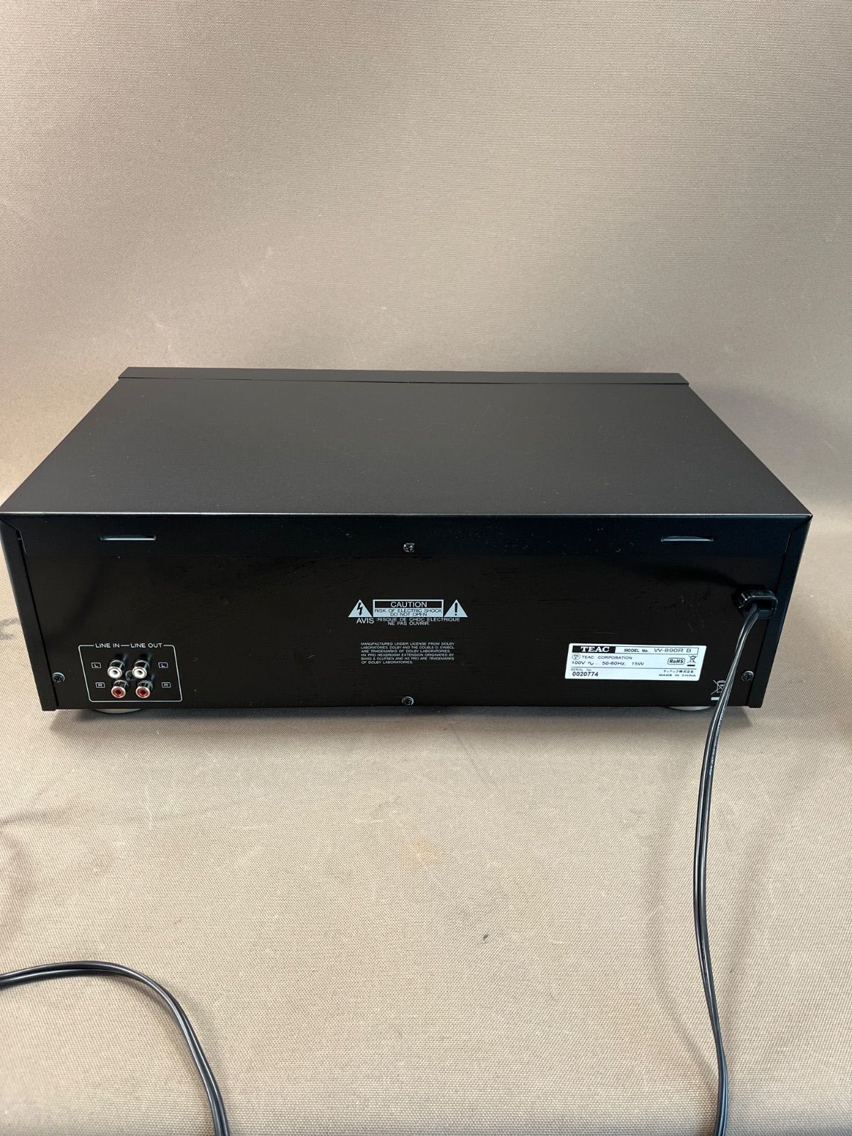 TEAC ダブルオートリバースカセットデッキ W-890R 購入 TEAC ダブル