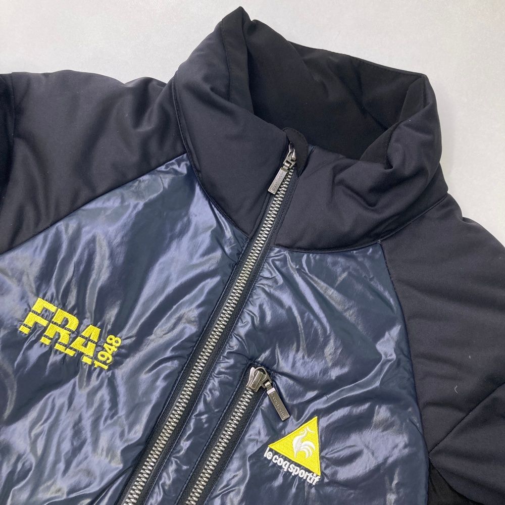 ルコック ネイビー ダウンジャケット Mサイズ ルコックスポルティフ ダウンジャケットの通販