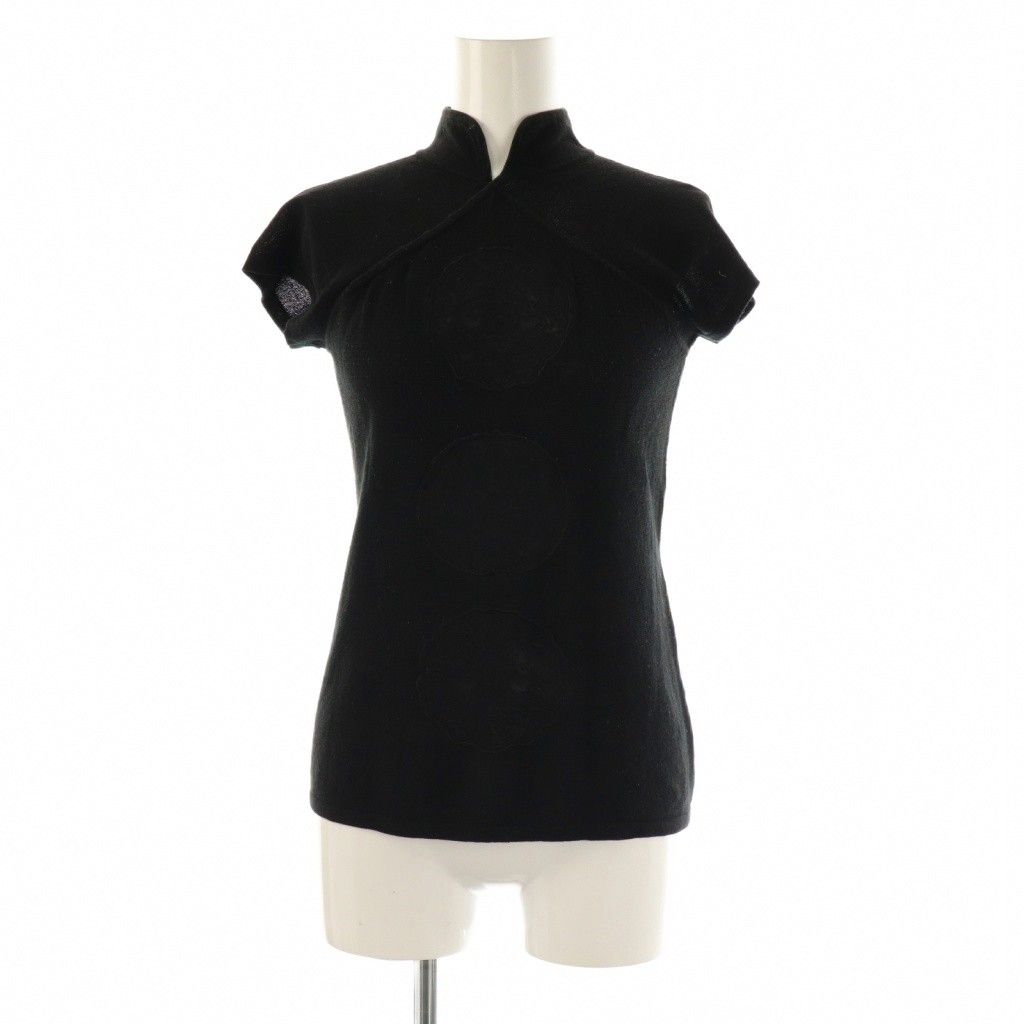 美品 VIVIENNE TAM シースルー チャイナボタン ボレロ ０ 黒 美品 VIVIENNE TAM シースルー チャイナボタン ボレロ 0 黒