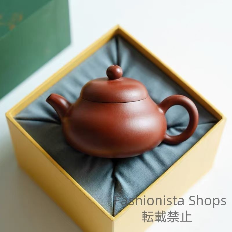 細工 手作り 急須 紫砂壺 茶壷 ティーポット 宜興紫砂 煎茶器 茶道具 急須道具 紫砂茶壺 唐物紫泥急須 朱泥紫砂 130ml hgcp92