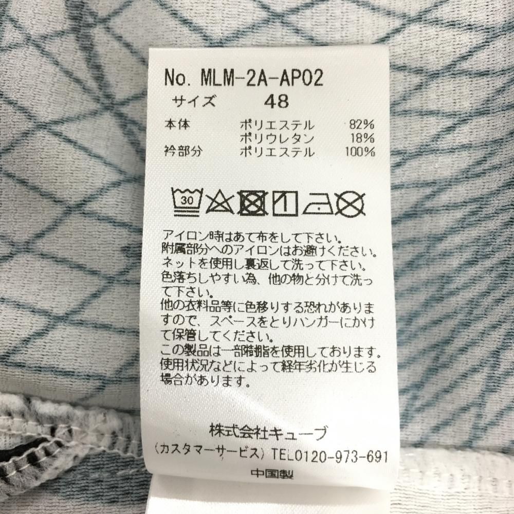 美品 MARK&LONA メンズゴルフウェア ポロシャツ スカル サイズ50 新品