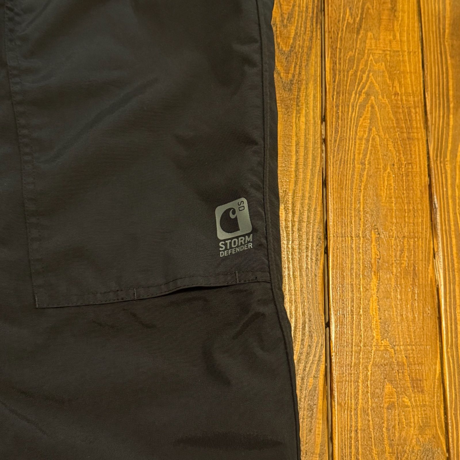 Carhartt カーハート】ナイロン防寒パンツ ブラック 中綿入り Mサイズ 