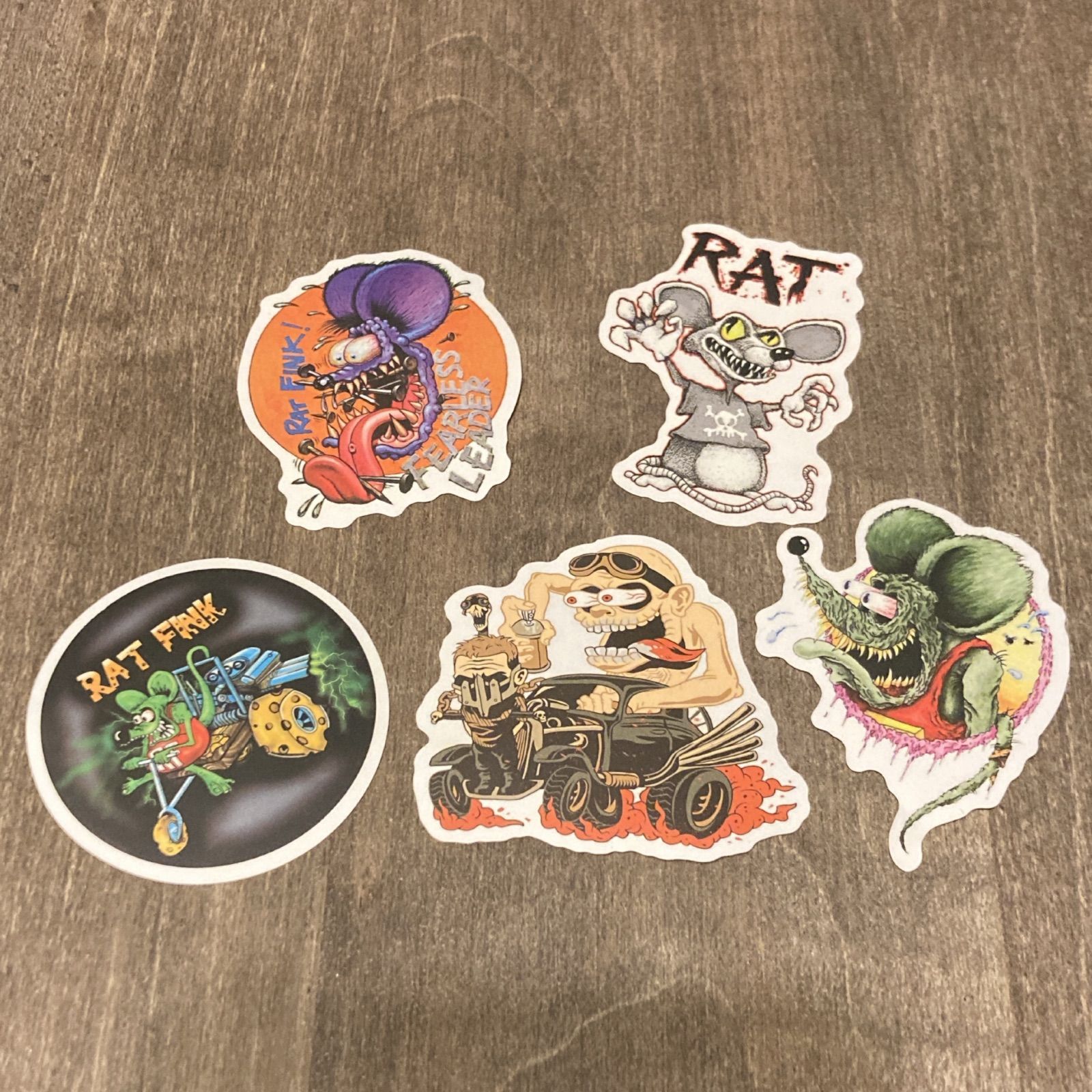 新品未使用 ラットフィンク ステッカー セット #7 RATFINK エドロス