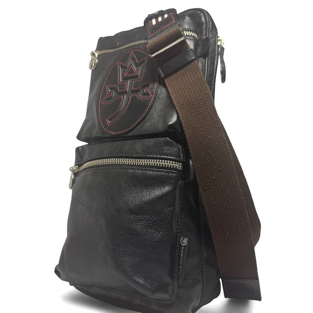 美品】CASTELBAJAC カステルバジャック レザー 本革 ボディ