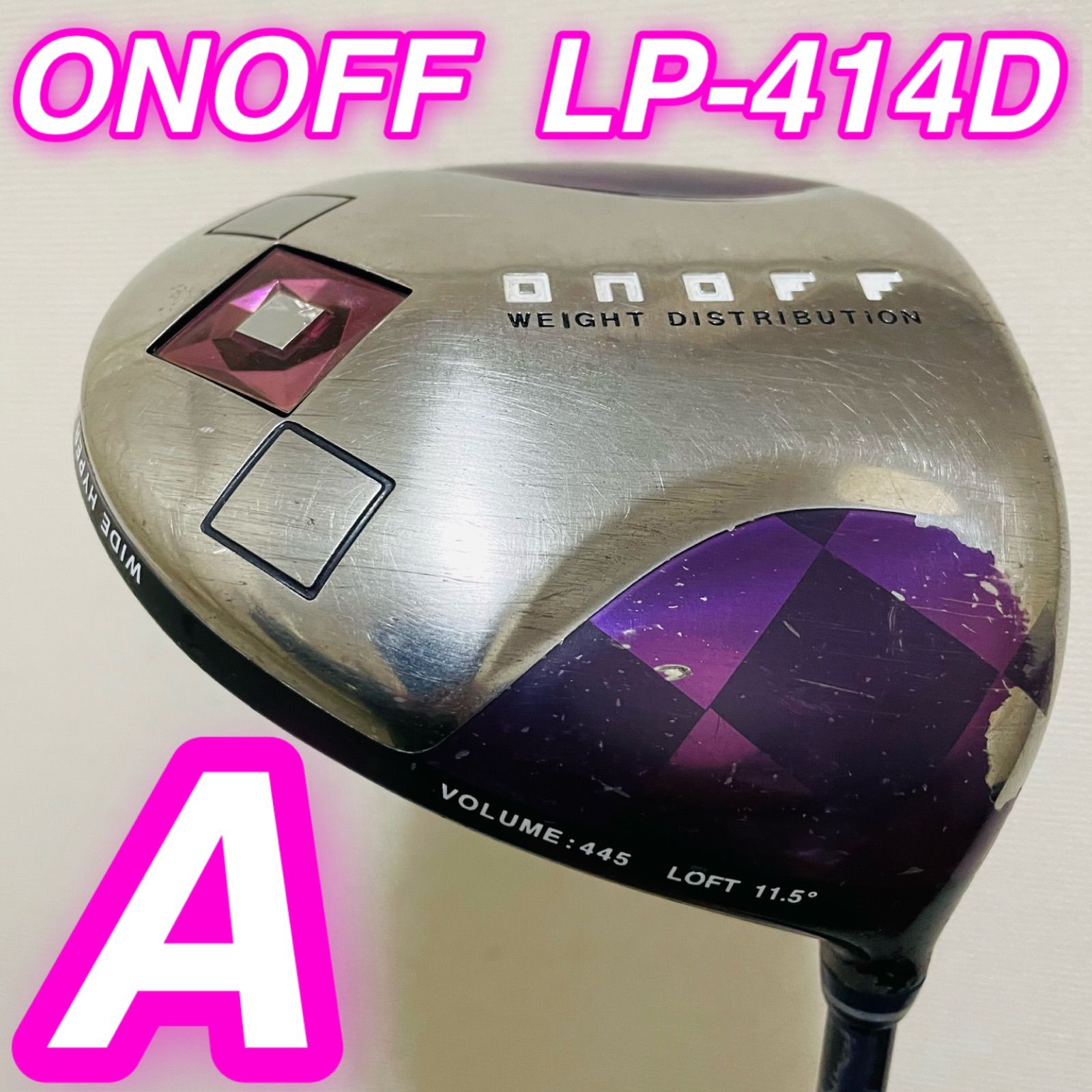 9183 ONOFF オノフ LP-414D レディース 女性用 右利き ドライバー フレックスA 送料無料 匿名配送