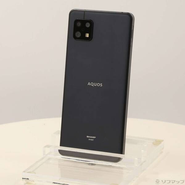 品〕 AQUOS sense6s 64GB ブラック AUAQSE6S au SIMフリー【349 