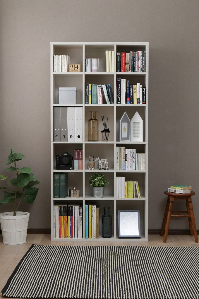 最も安い アイリスオーヤマ ブックシェルフ マガジンラック 3列タイプ