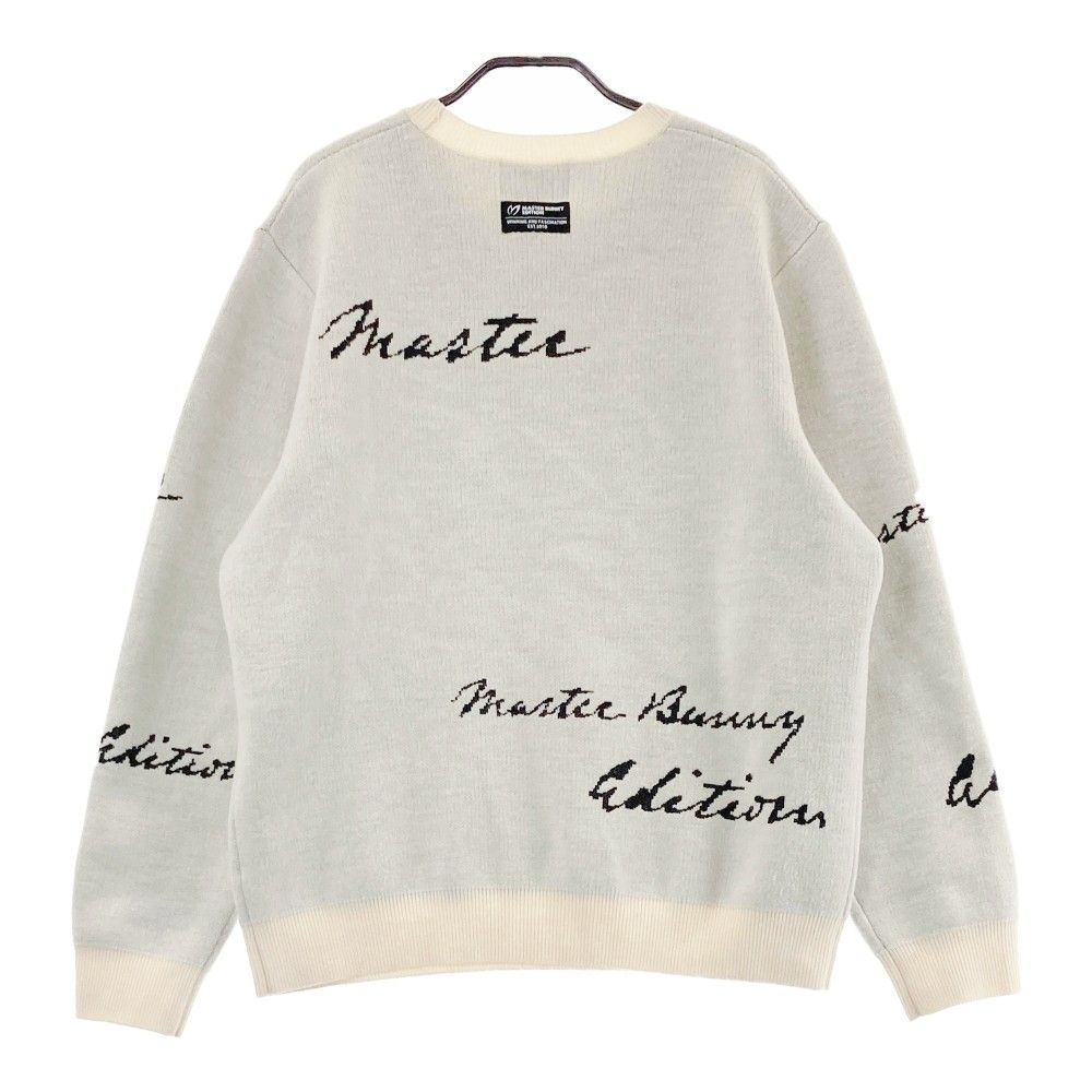 MASTER BUNNY EDITION ホワイトセーター　サイズ6 MASTER BUNNY EDITION ホワイトセーター サイズ6 MASTER BUNNY EDITION