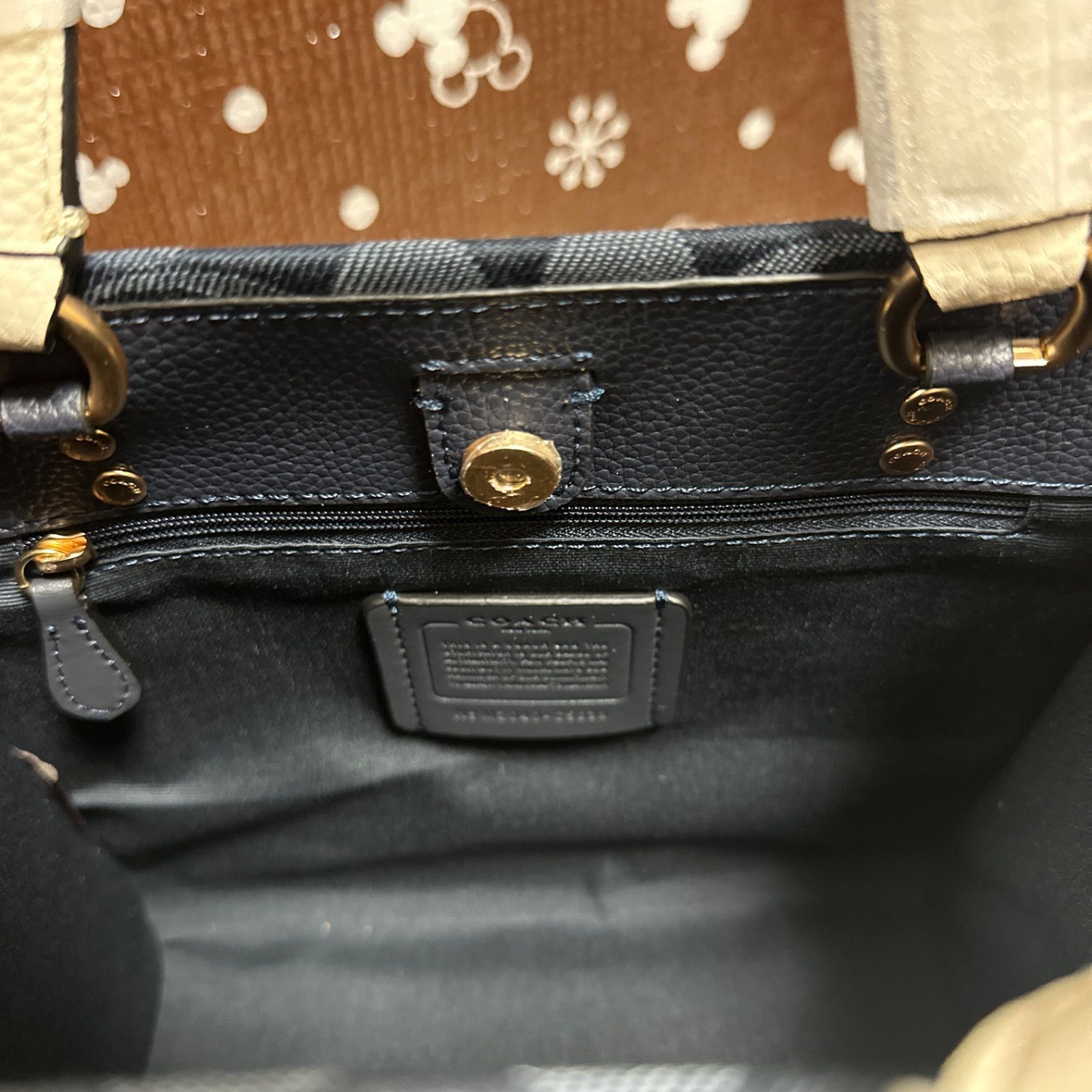 新品☆COACH デンプシー トート 22 シグネチャー ジャカード C5638