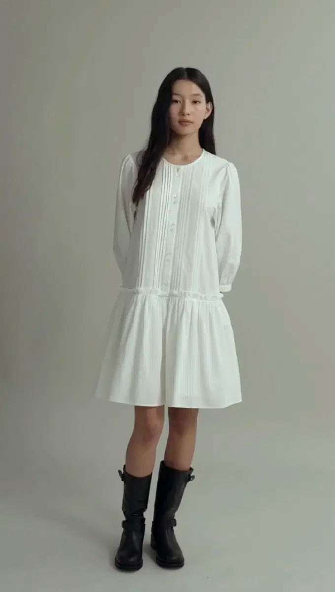 ハイディコットンワンピース