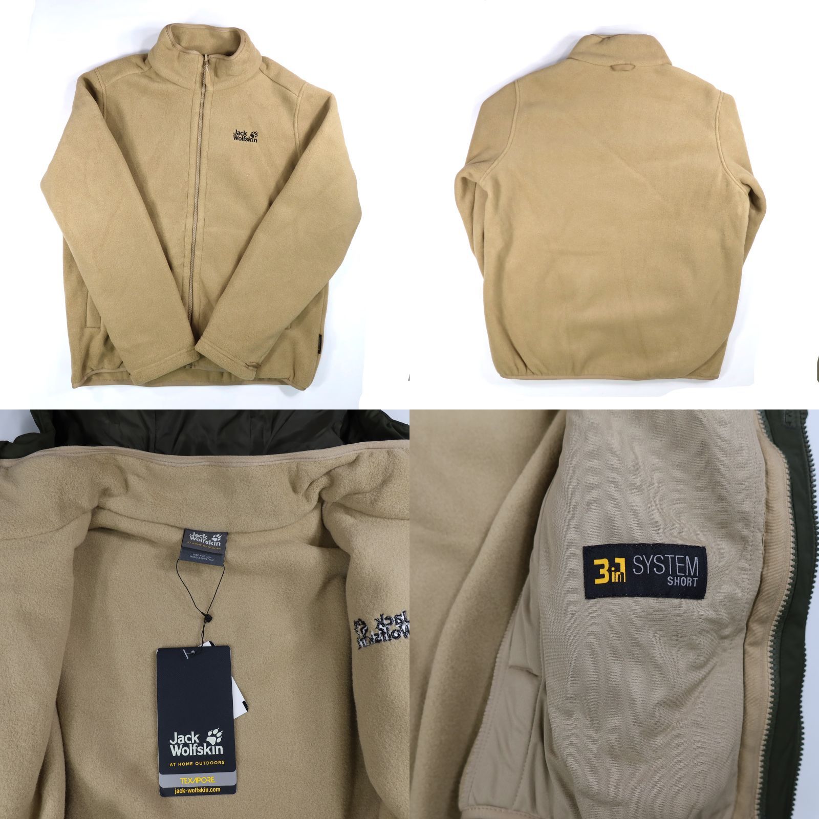 未使用品☆Jack Wolfskin マウンテンパーカー 3in1 SIZE L - メルカリ
