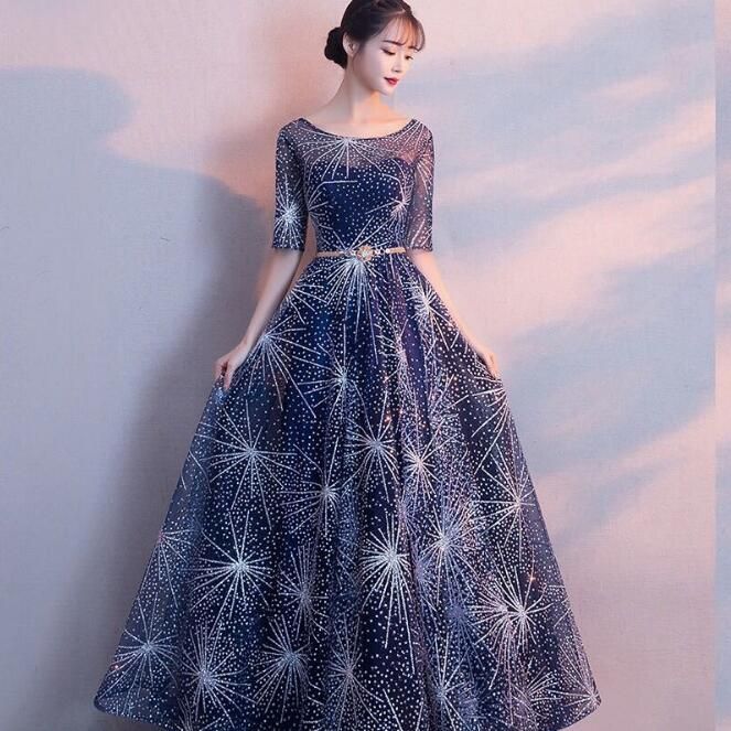 送料無料 ♥ 発表会 舞台 女優 結婚式 ドレス M 9号 OPN2979