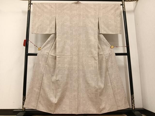 平和屋着物 結城紬 80間道 間道 正絹 AABC8012ph