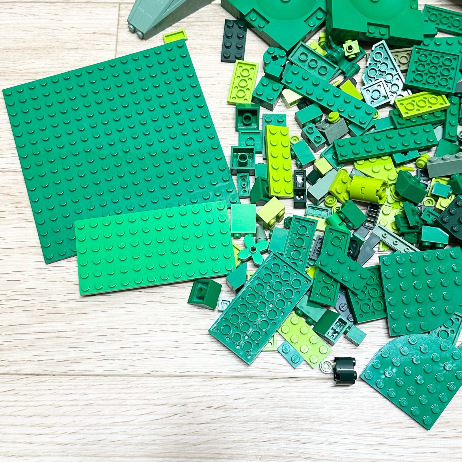LEGO レゴ グリーン系 中古 パーツ 16x16プレート ラウンド 特殊パーツ
