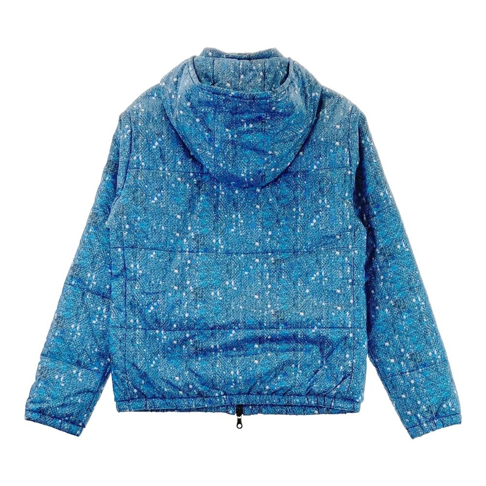 サイズ 42 VIVA HEART ビバハート 2WAY 中綿ジップジャケット 総柄 ブルー系 240101394702 ゴルフウェア レディース ストスト