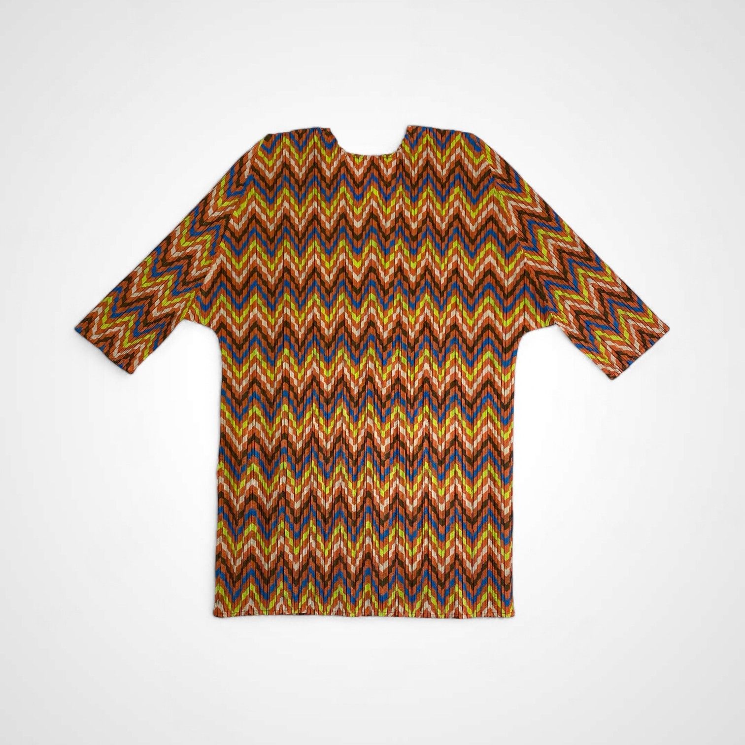 PLEATS PLEASE プリーツプリーズ geometry psychedelic cut-sew プリーツ カットソー 2018 AW SIZE 3