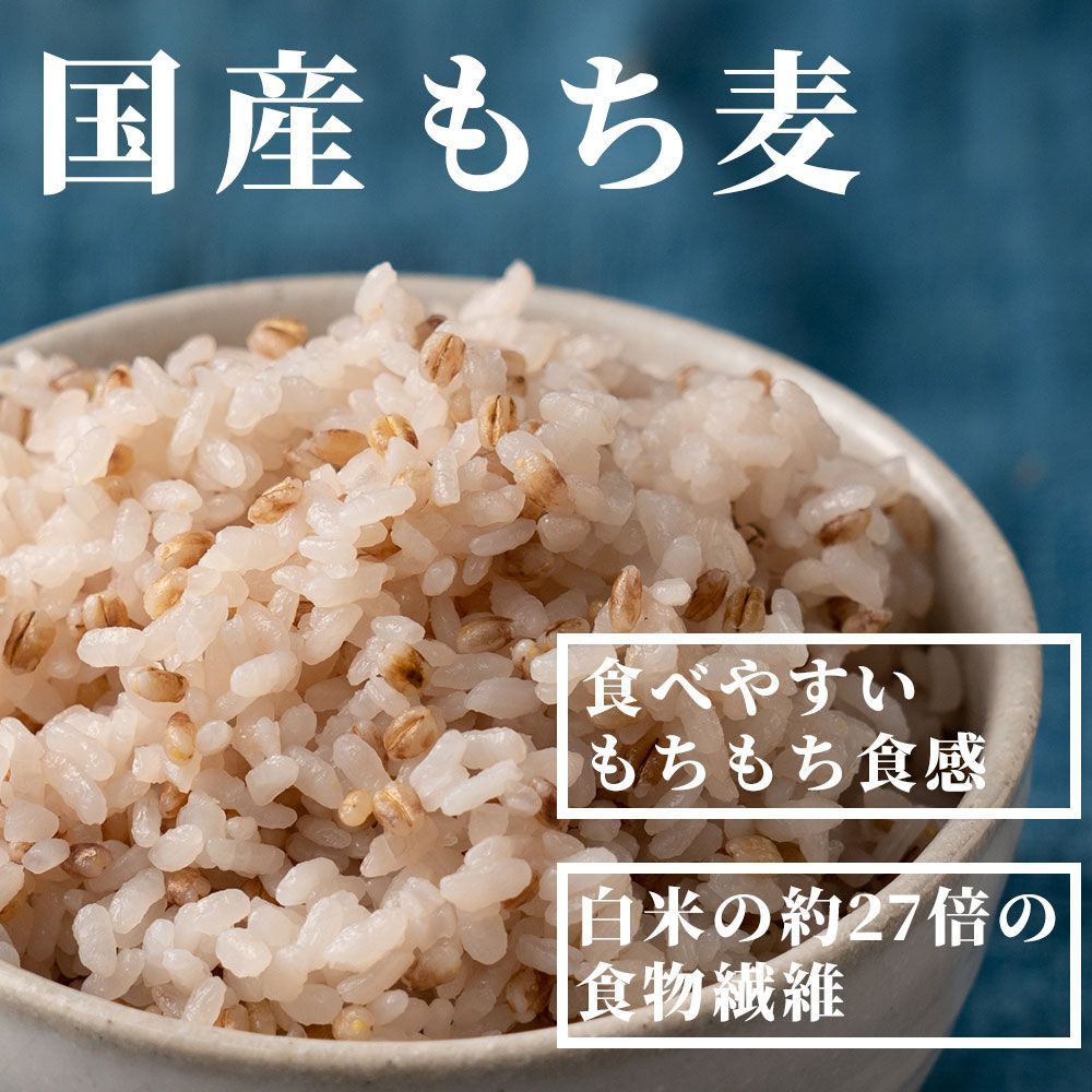 【雑穀米本舗】国産もち麦 450g（ダイシモチ）