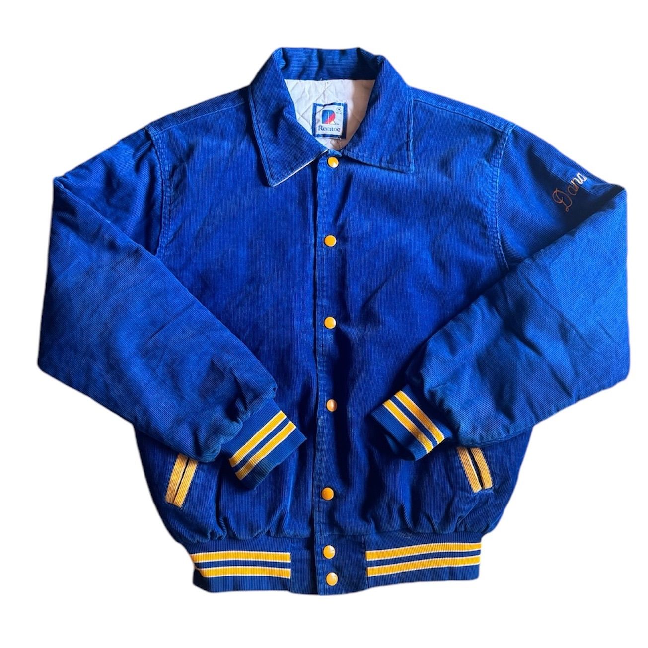 BACKERS コーデュロイ スタジアムジャケット L ネイビー NVY 美品