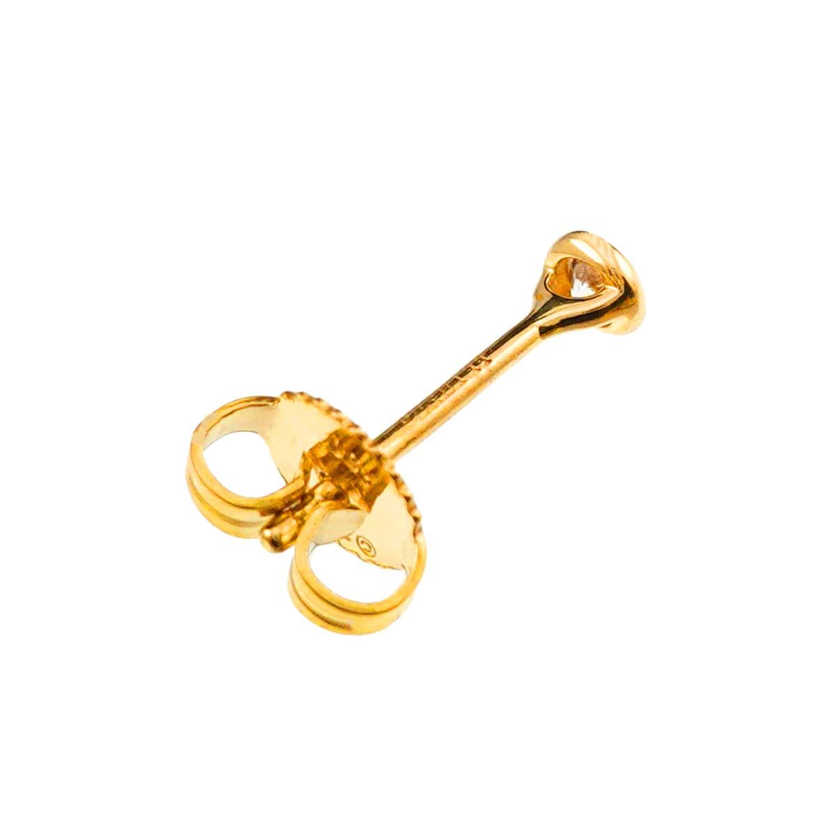 ティファニー TIFFANY&CO. バイザヤード ダイヤ ピアス K18 YG 
