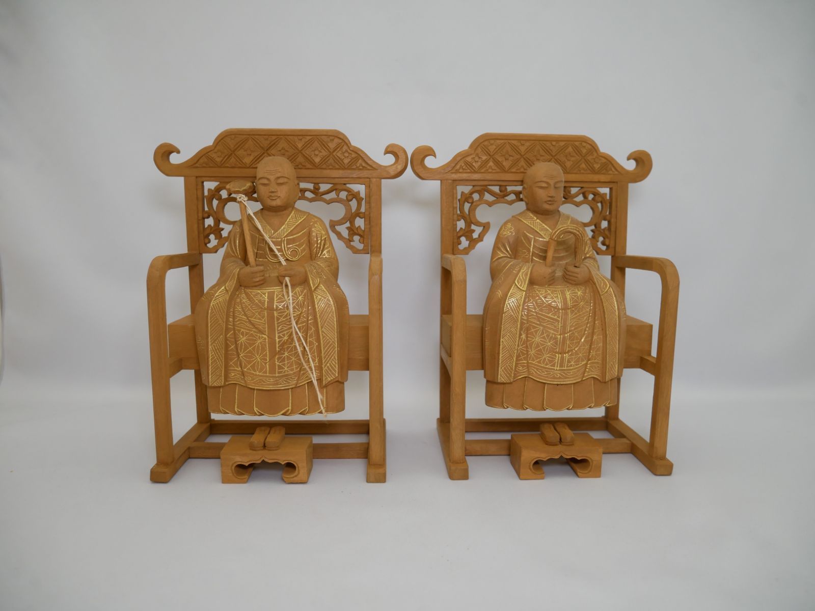 昭和レトロ 天然木 一刀彫 極上彫 木彫り 七福神 大型 置物 オブジェ 衝立 昭和レトロ 天然木 一刀彫 極上彫 木彫り 七福神 大型 置物 オブジェ