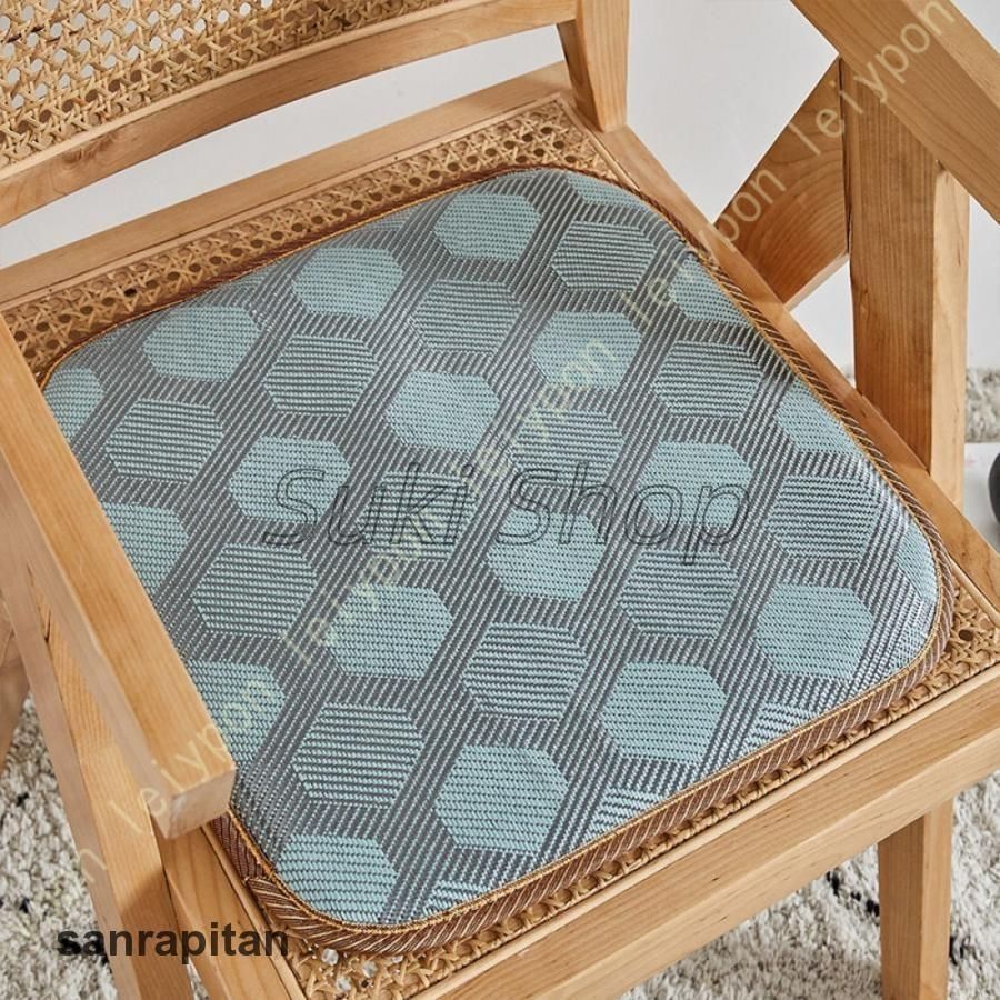 シェニールダイニングシートクッション　4個セット Amazon.co.jp: ダイニングチェア クッション、4枚 セット 洗える