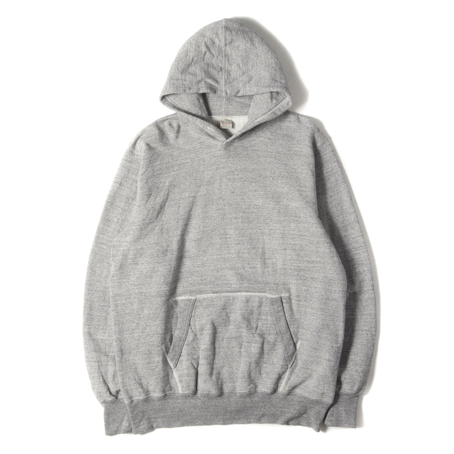 【美品】BuzzRicksons バズリクソンズ パーカー サイズ:XXL / 現行モデル 霜降り 無地 スウェット パーカー (SET-IN SWEAT PARKA) / ヘザーグレー / トップス フーディー プルオーバー【メンズ】【中古】