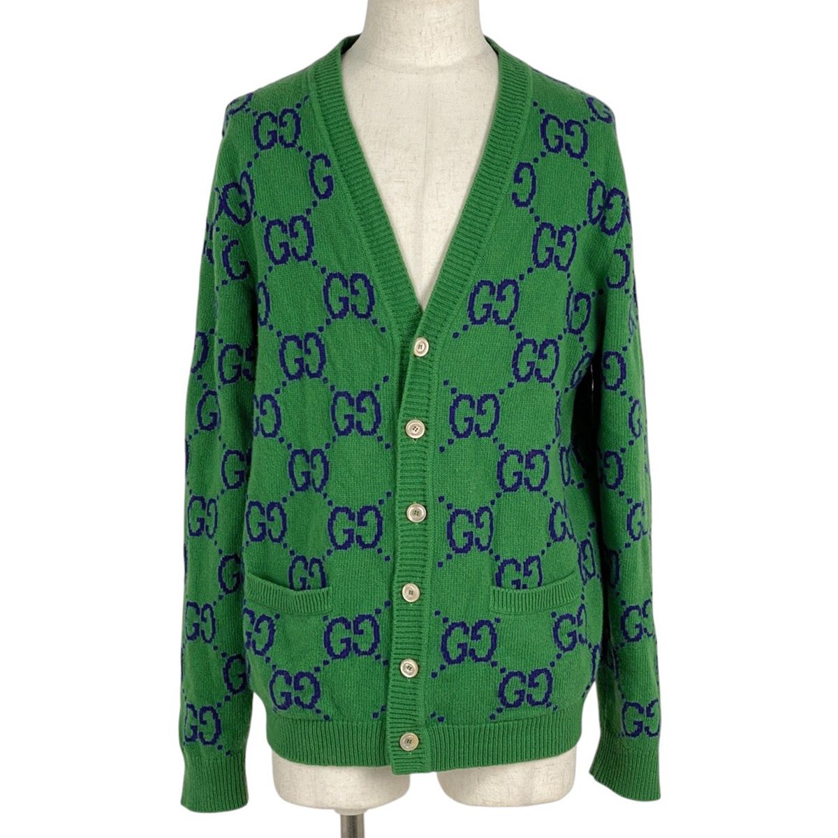 グッチ GUCCI GGインターシャ カーディガン GG柄 ニット トップス 