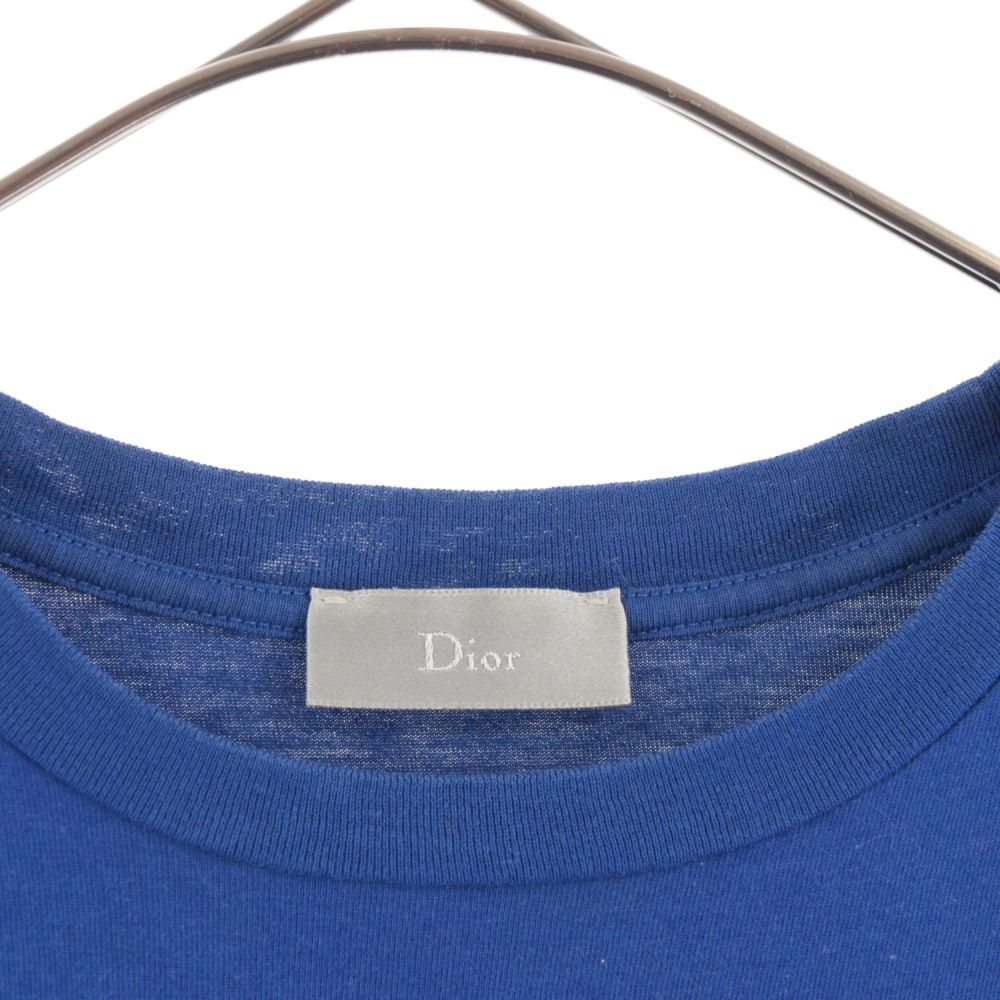 Dior HOMME (ディオールオム) 18AW HARDIOR Tee ベアプリント 半袖Tシャツ ブルー 733J603I6612 - メルカリ