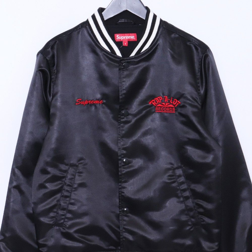 SUPREME Rap-A-Lot Record Satin Club Jacket Sサイズ ブラック
