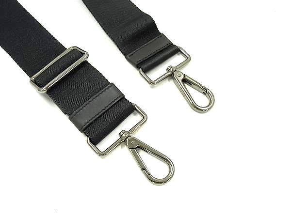 □極美品□ PRADA プラダ キャンバス×レザー バック用