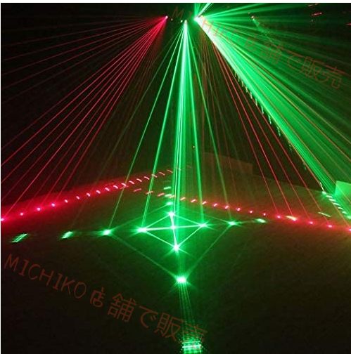 舞台照明 屋内ファミリーパーティーKTVのリモコンでディスコライト LEDチャンネル6ライト舞台照明Lǎserライト50W RGBW DMX 512