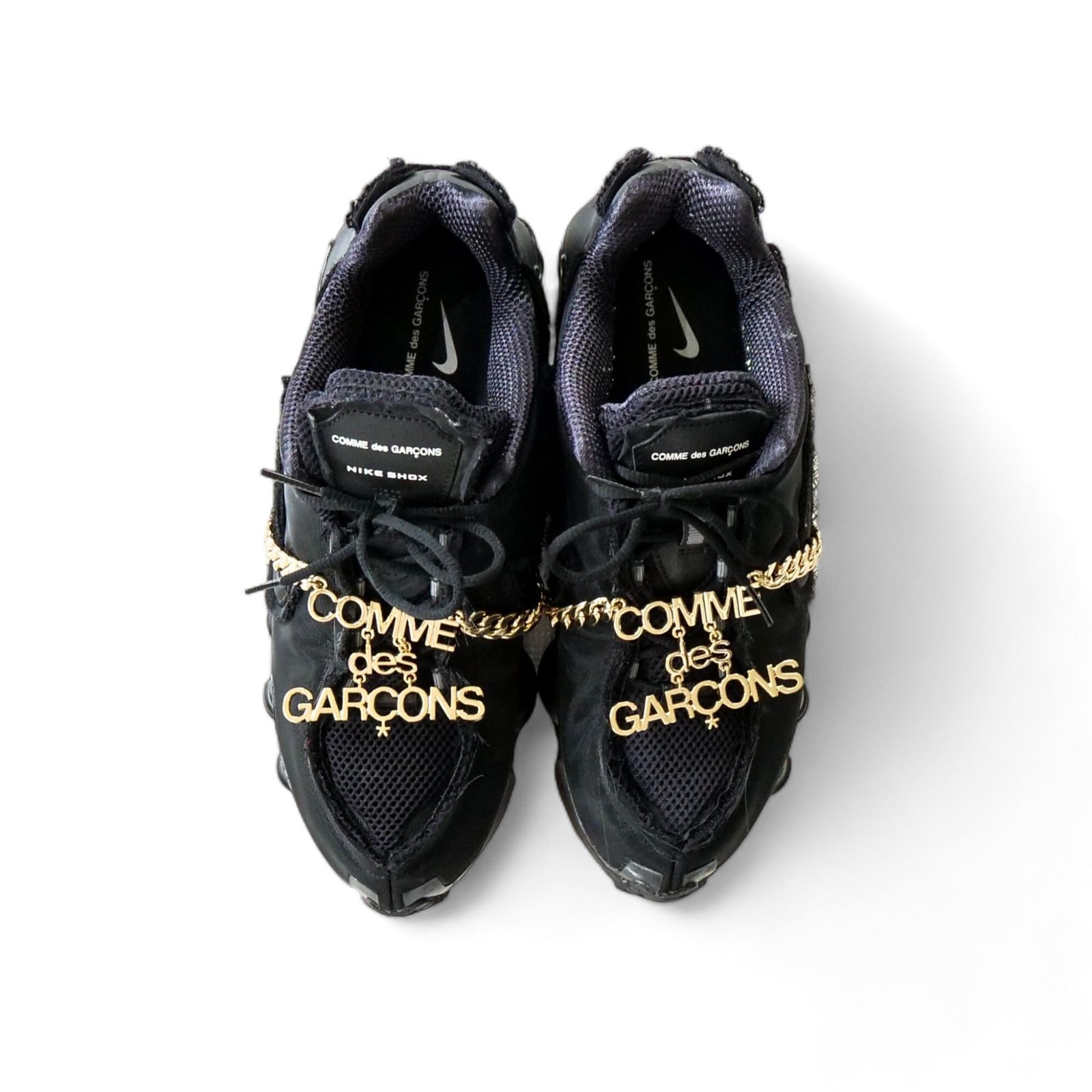 Comme des Garcons × Nike WMNS Shox Black ナイキ コムデギャルソン ショックス 美中古