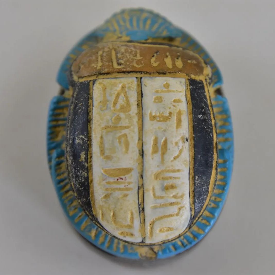 古代エジプト スカラベ(ケプリ神)のお守り 護符 フンコロガシ