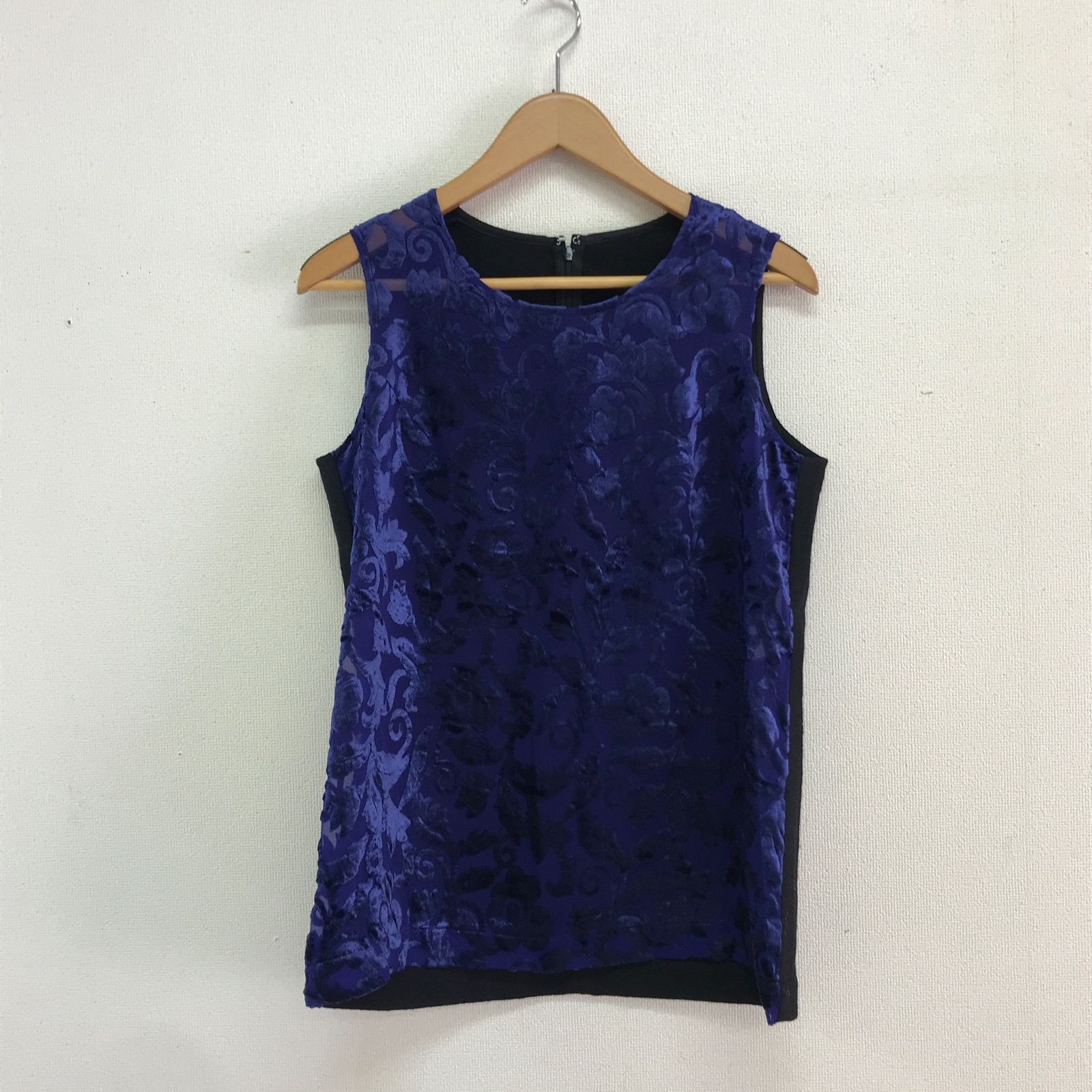 トリココムデギャルソン パイルシアーベスト M パープル AD2014 TN-B023 Y0439トリココムデギャルソン パイルシアーベスト M パープル AD2014 TN-B023 Y0439