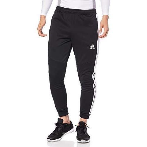 アディダス(adidas) サッカー ロングパンツ ティロ 19 フリース トレーニングパンツ 47974 メンズ ブラック/ホワイト(GH6623) Mサイズ