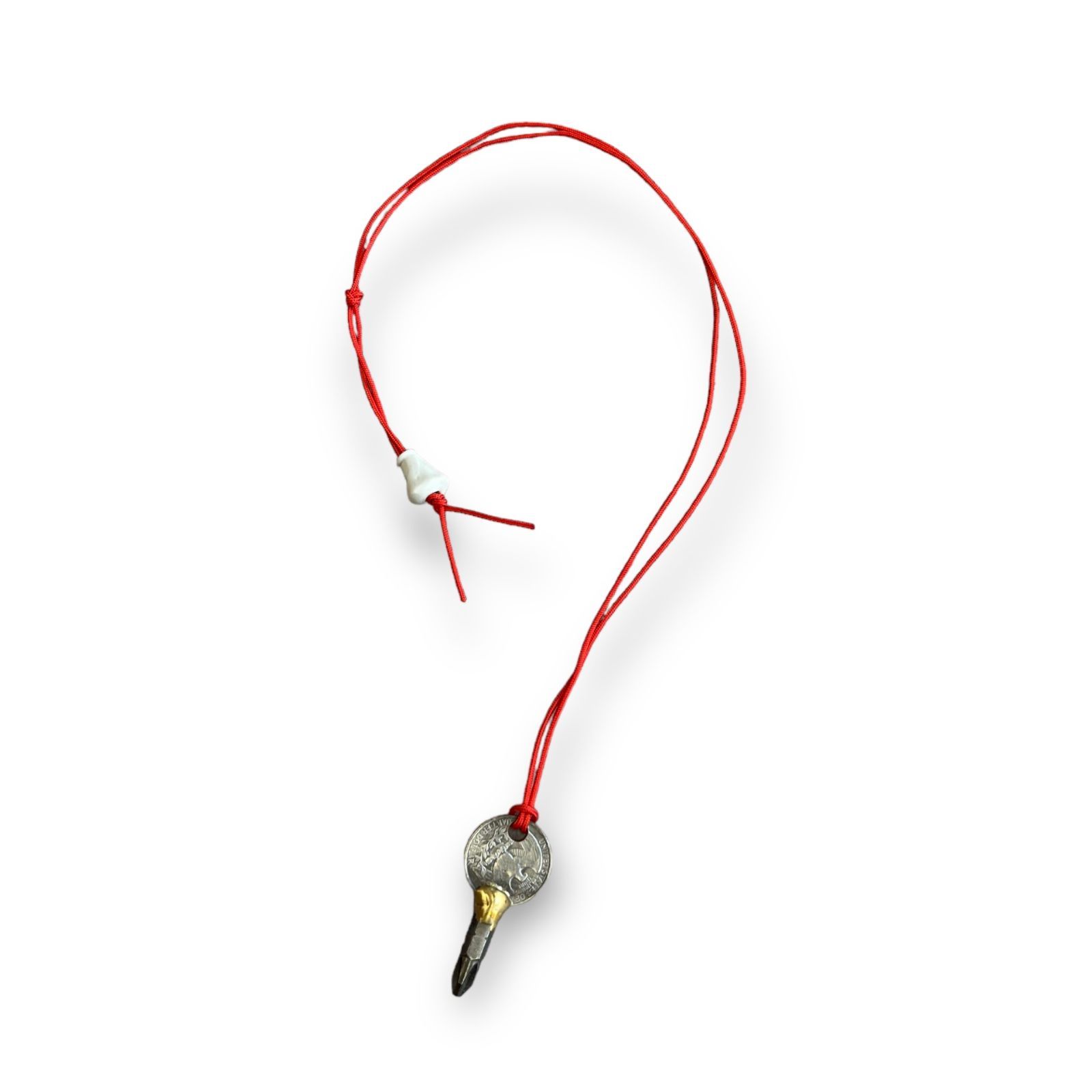 未使用品 TOM SACHS Quarter Screw Necklace クォーター スクリュー