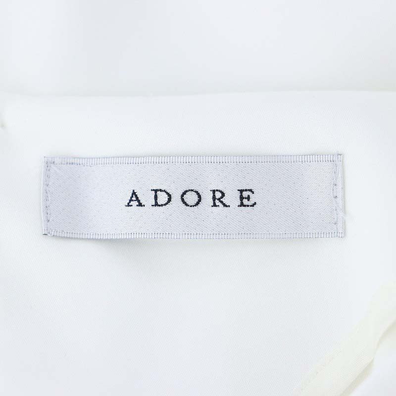 アドーア ADORE 22SS フリュイドジョーゼットブラウス チュニック 長袖